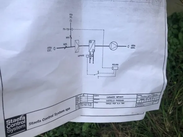 1#5028 Unità interna pompa ventilata