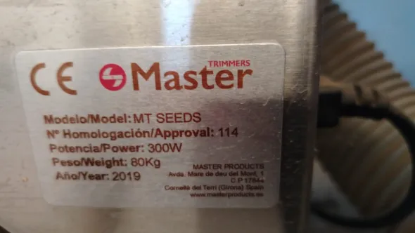 Vaglia per semi Master Trimmer MT Seeds