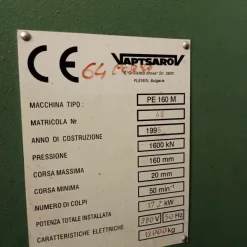 VAPTSAROV 160 TON - CE