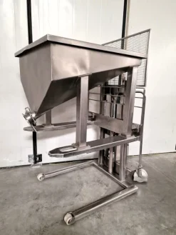 VASCA INOX PER TRASPORTO/ELEVAZIONE (COD. IND-PR-VAS-5)