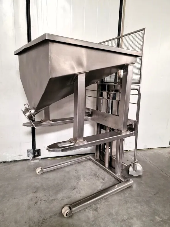 VASCA INOX PER TRASPORTO/ELEVAZIONE (COD. IND-PR-VAS-5)