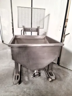 VASCA INOX PER TRASPORTO/ELEVAZIONE (COD. IND-PR-VAS-5)