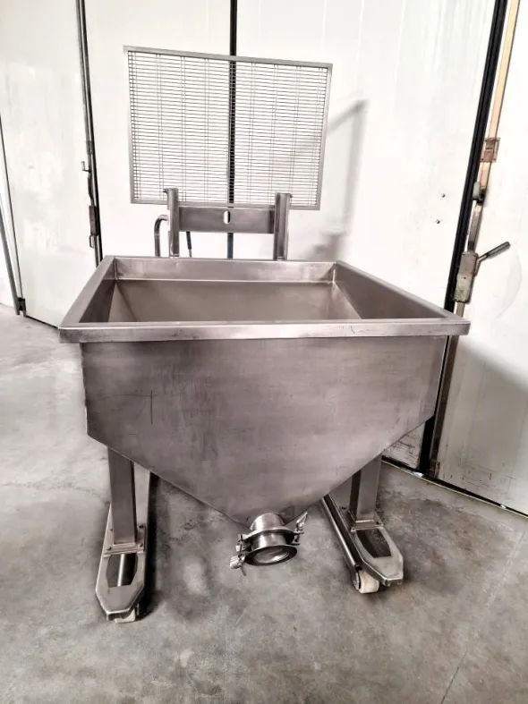 VASCA INOX PER TRASPORTO/ELEVAZIONE (COD. IND-PR-VAS-5)