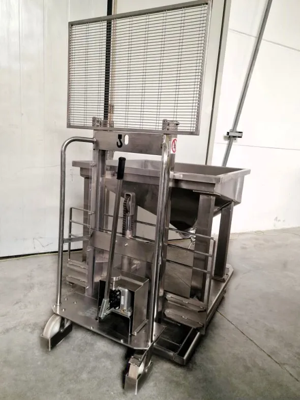 VASCA INOX PER TRASPORTO/ELEVAZIONE (COD. IND-PR-VAS-5)