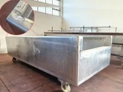 vascone inox carrellato per alimenti usato