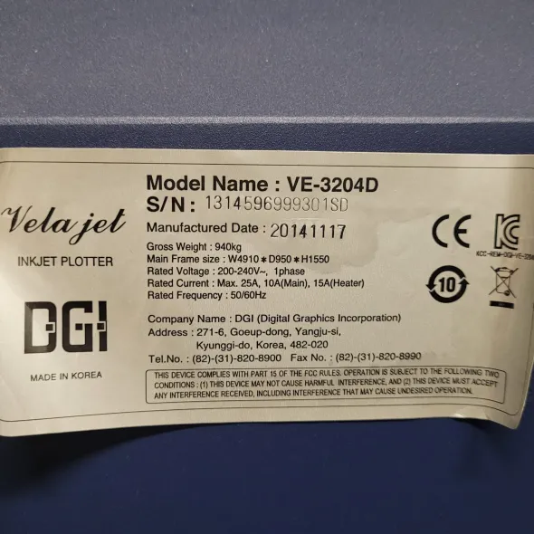 VENDO DGI VELAJET3204D