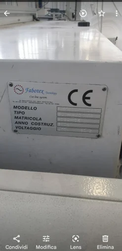 vendo macchinario produzione Salviette imbevute