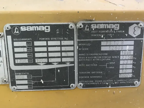 Vendo transpallet carrello elevatore elettrico
