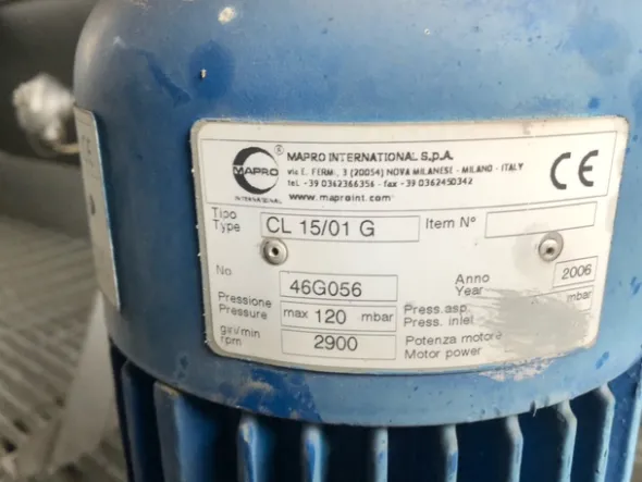 Ventilatore Centrifugo per gas naturale / metano