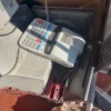 1#8374 Vetrina frigo per frollatura, tavolo in Teflon e attrezzature varie