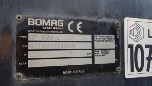 24#7214 Vibrofinitrice Bomag